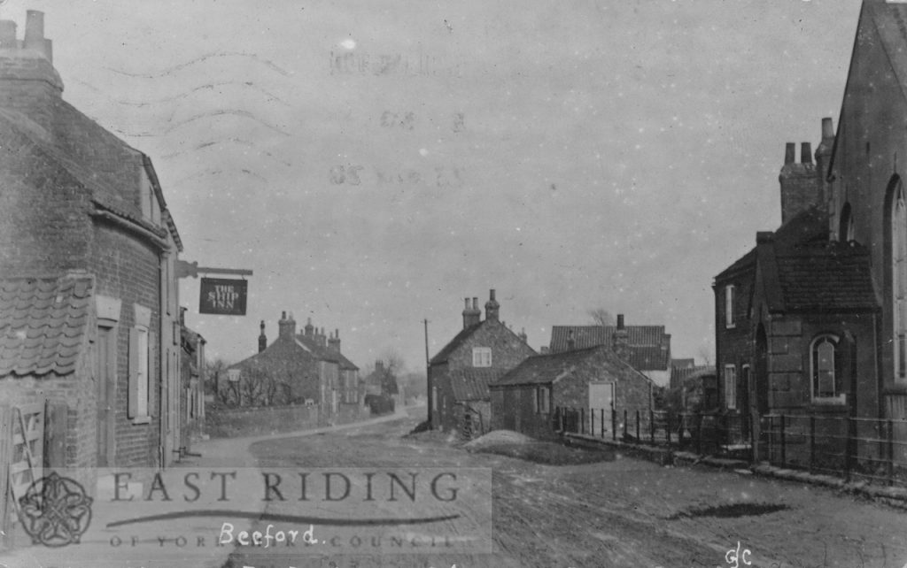 Village street, Beeford 1920