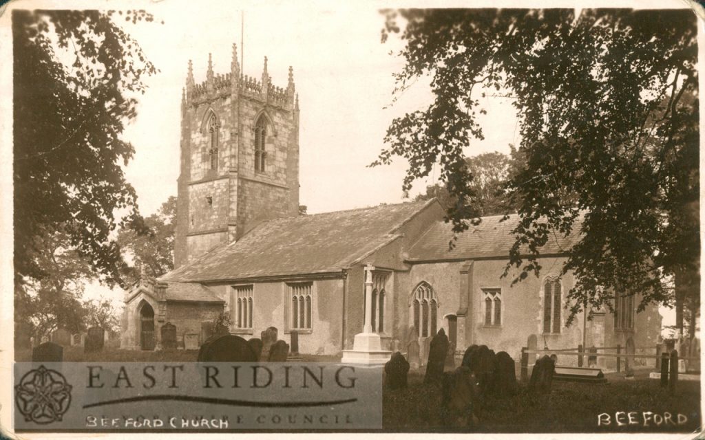 St Leonard’s Church, Beeford 1939