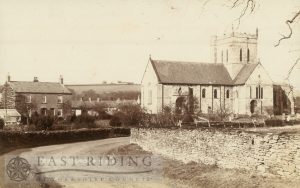 St Nicholas Church from south west, North Newbald 1900