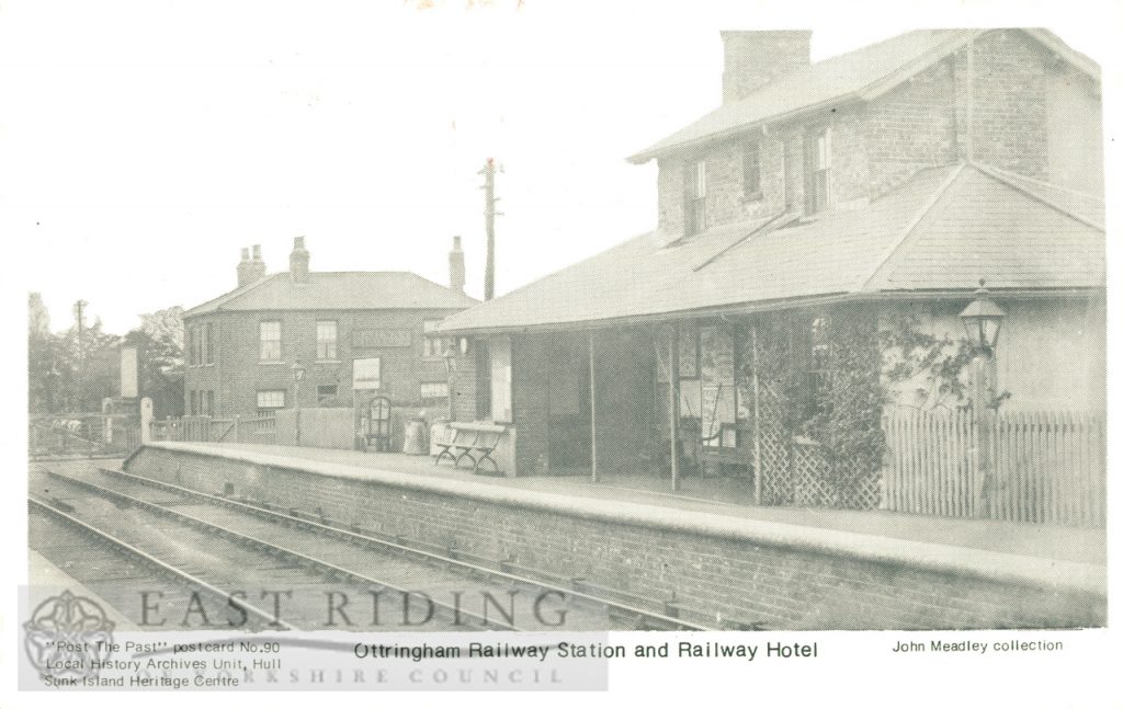 Railway Station and Railway Hotel, Ottringham c.1900s