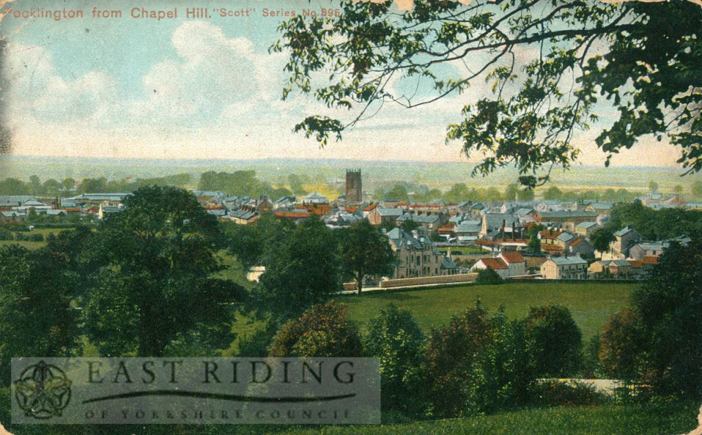 town from Chapel Hill, Pocklington 1907