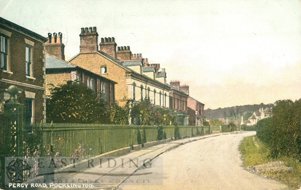 Percy Road from south west, Pocklington 1912