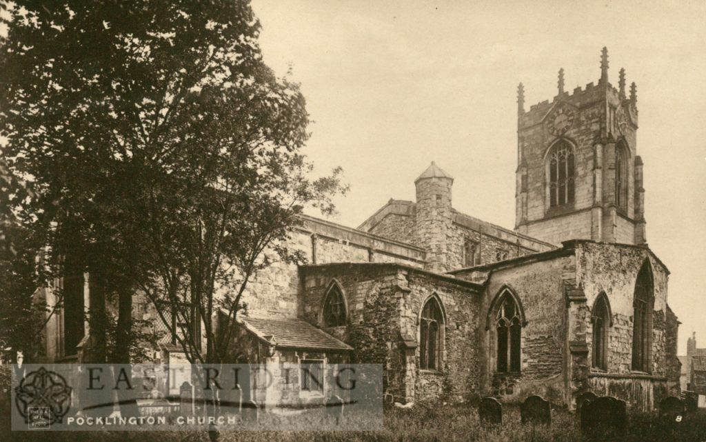 All Saints Church from north east, Pocklington c.1900s