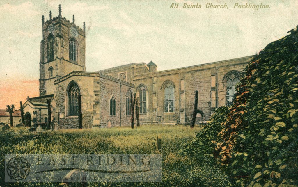 All Saints Church from south east, Pocklington 1900
