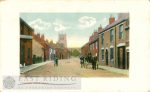 main street and church, from south, Preston  1900