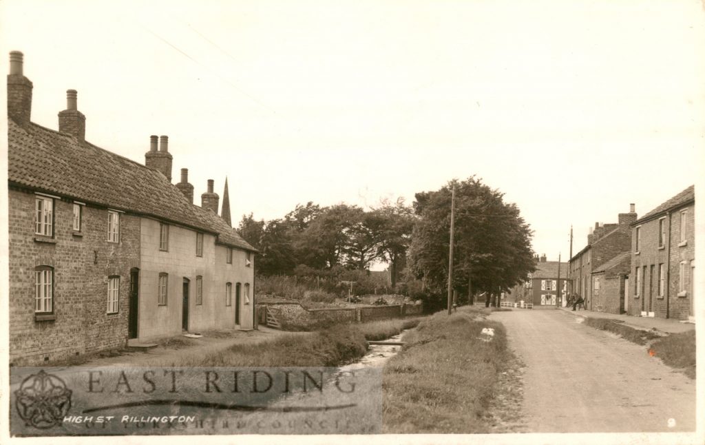 High Street from south east, Rillington  1930