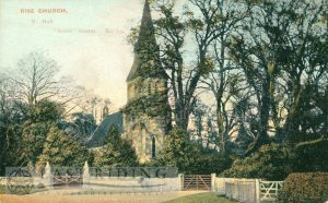 All Saints Church from north west, Rise 1910