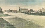 main road and All Saints Church from south, Shiptonthorpe  1900