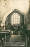 St Lawrence’s Church, interior – chancel from west, Sigglesthorne  1900