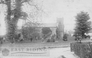 St Michael’s Church from north, Skidby 1905