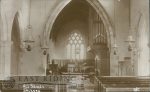 All Saints Church, interior – chancel from west, Skipsea 1900