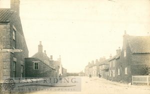 village street, Skipsea 1900