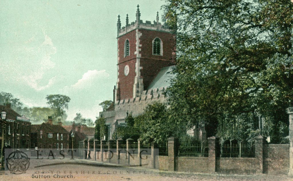 St James Church from south east, Sutton 1908