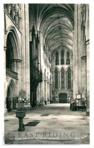 Beverley Minster interior, south transept, Beverley c.1900s