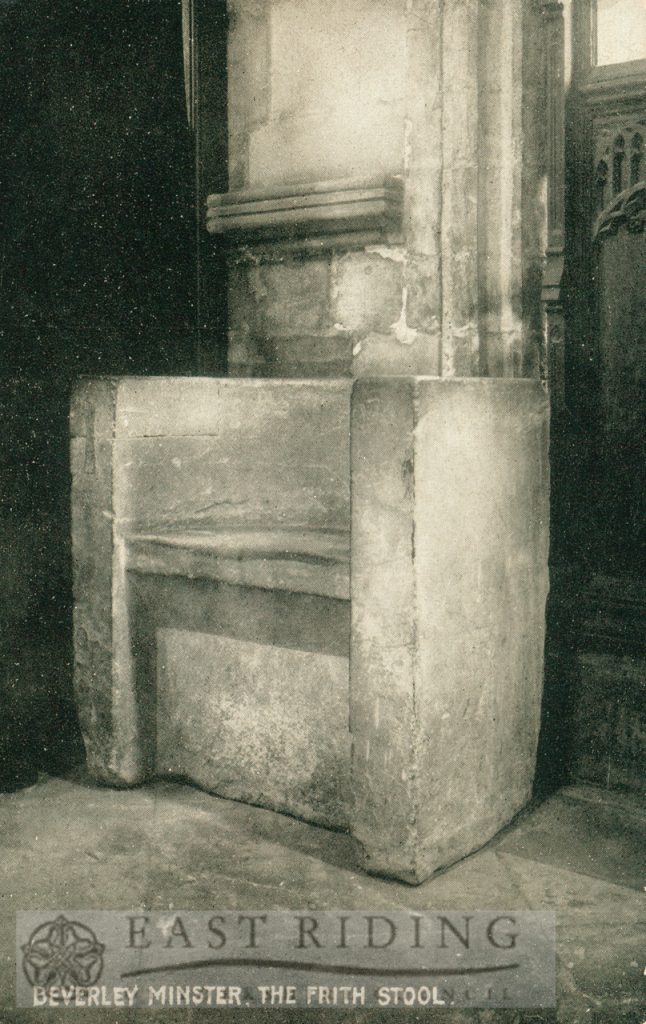 Beverley Minster interior, frith stool, Beverley c.1900s