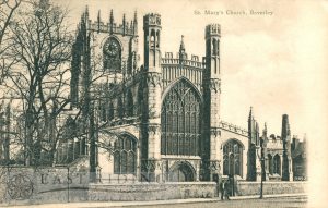St Mary’s Church from north west, Beverley c.1900s