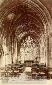St Mary’s Church interior, St Michael’s Chapel from west, Beverley 1910