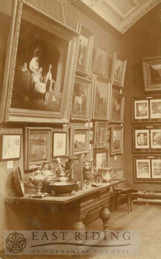 Art Gallery, Champney Road, Beverley, part of exhibition  1910