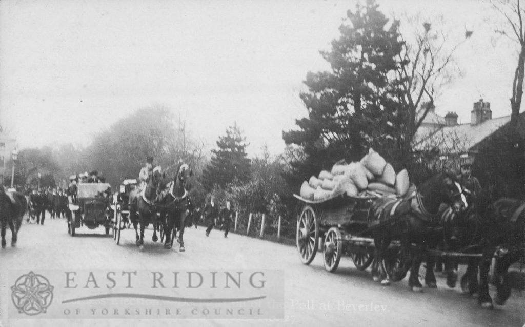 General Election, scene at North Bar Without from south east, Beverley, 25 January, 1906