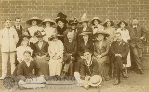 Beverley Grammar School, group of people 1910