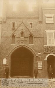 North Bar, with doors closed, Beverley 1900