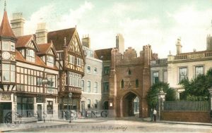 North Bar from west, Beverley 1900s