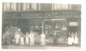 Richard Care’s shop, 40-41 Market Place, Beverley 1900s