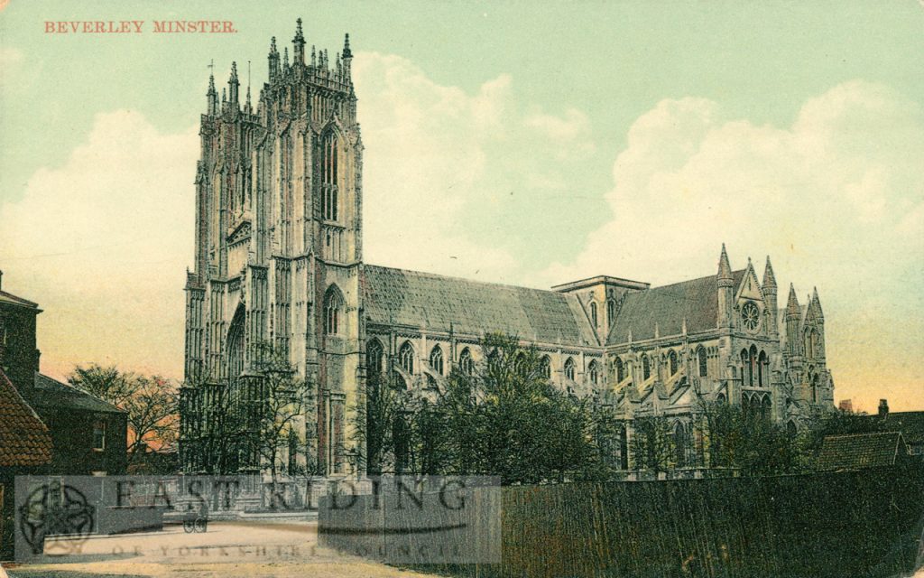 Beverley Minster from south west, Beverley 1900s