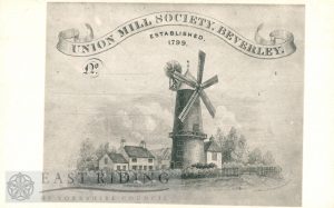 Westwood, Union Mill, Beverley 1848