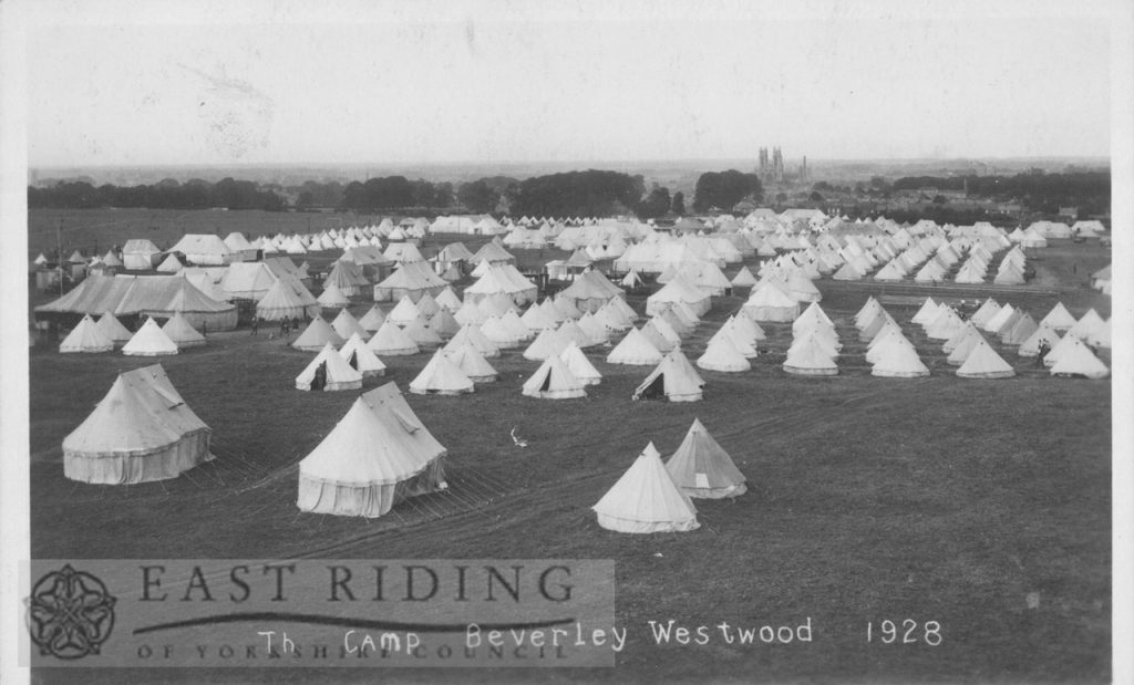 Westwood, with KOYLI Territorial camp, Beverley Jul-Aug 1928