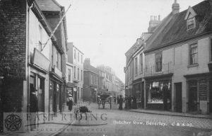 Butcher Row, Beverley 1900s