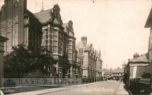County Hall and Cross Street from south east, Beverley 1912