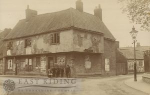 Flemingate corner, west end from south east, Beverley 1900s