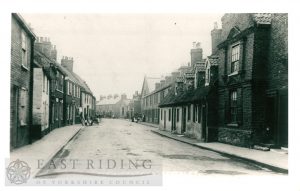 Flemingate, west end from west, Beverley 1900s