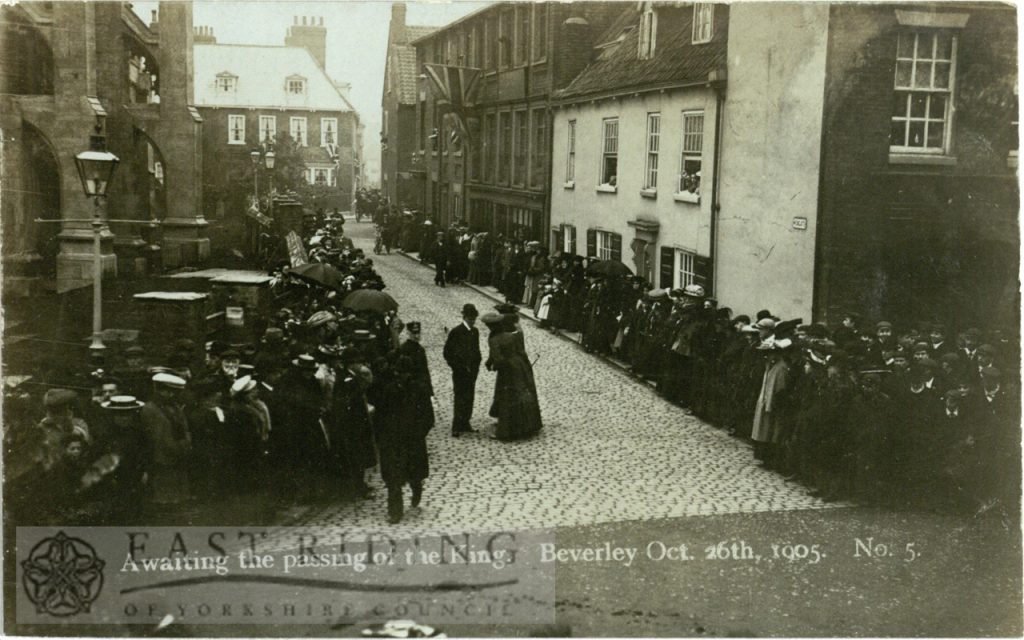 Hengate from south west, visit of Edward VII, Beverley, 26th October, 1905