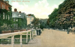 New Walk from south east, Beverley 1900