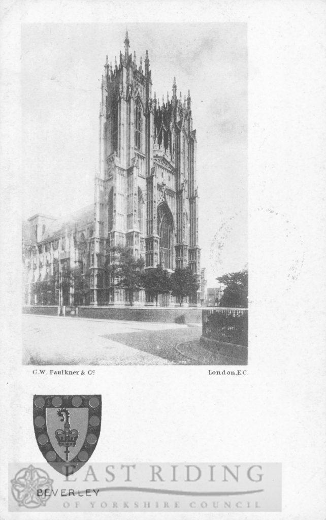 Beverley Minster from south west, Beverley 1904