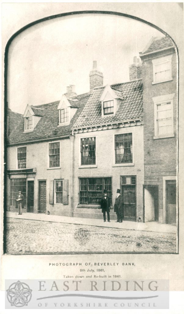 Photograph of North Bar Within from south, old Beverley Bank, Beverley