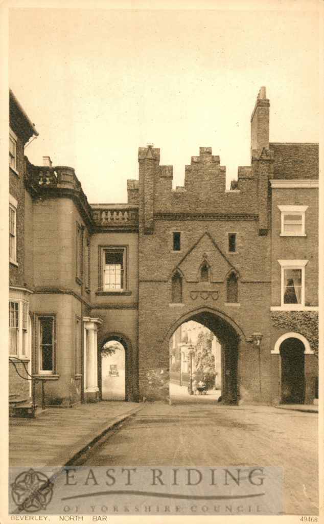 North Bar Within from south east, Beverley 1920s