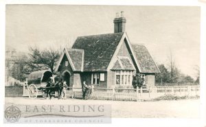 Westwood Road gatehouse, Westwood, Beverley 1900