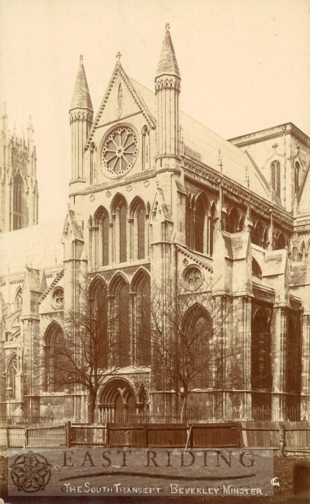 Beverley Minster, south transept, Beverley 1906