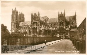 Beverley Minster, west tower, Beverley c.1900s