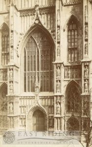 Beverley Minster, west window and west door, Beverley c.1900s