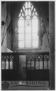 Beverley Minster interior, Percy Chapel from west, Beverley 1900s