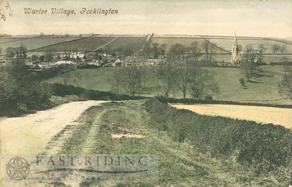 village from south, Warter 1908