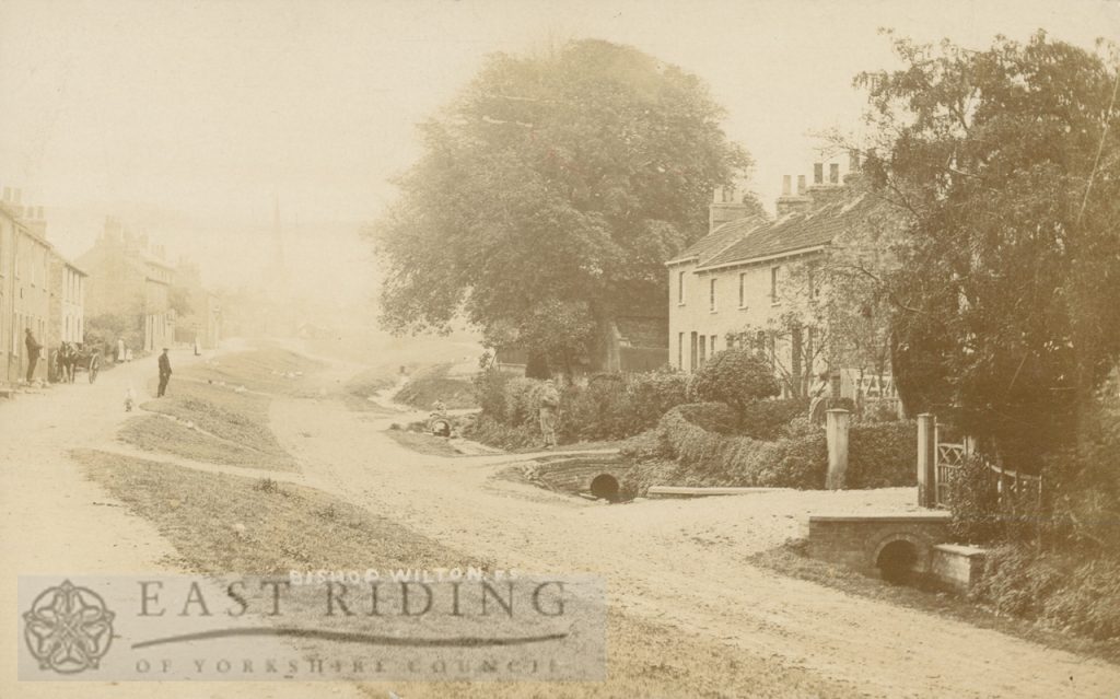 village street, Bishop Wilton 1911
