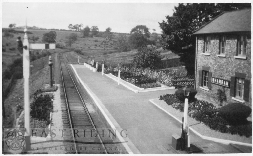 Railway Station from north west, Wharram-Le-Street 1930