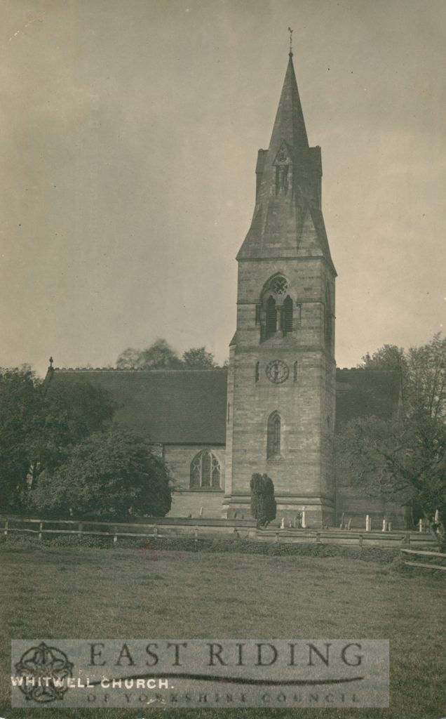 St John Evangelist Church from south, Whitwell 1921