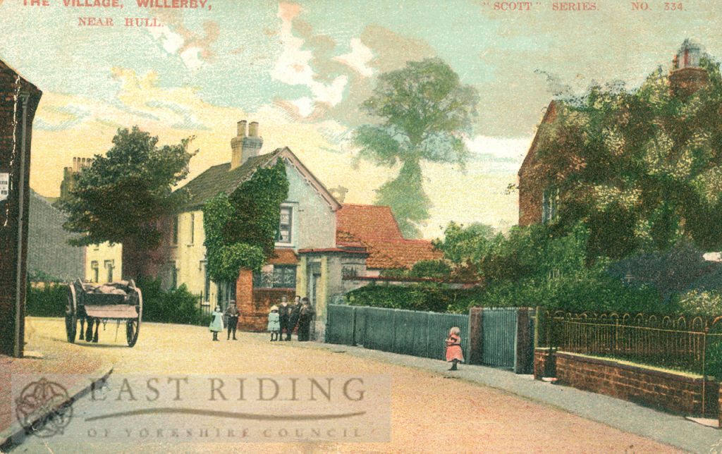 village street, Willerby 1905
