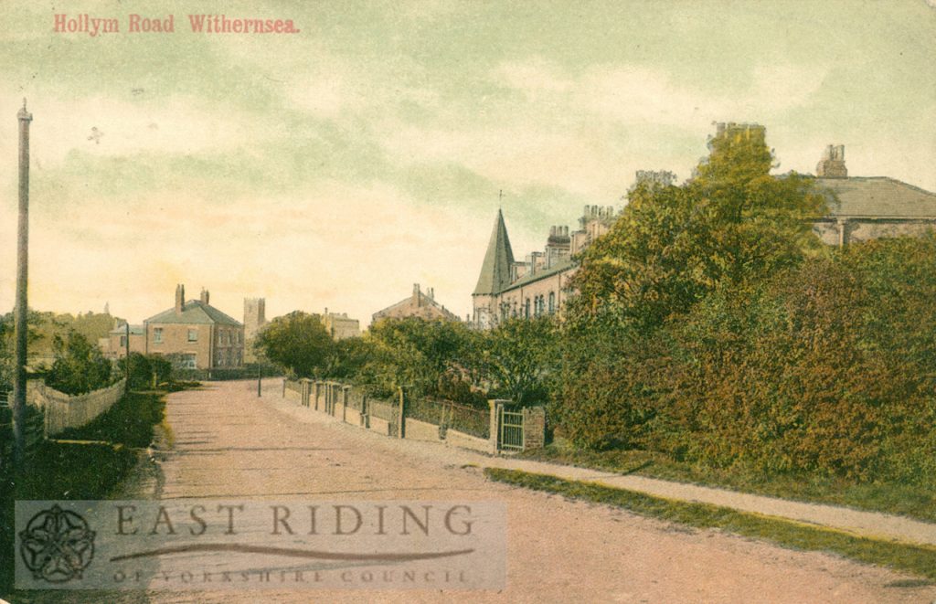 Hollym Road from south, Withernsea 1908